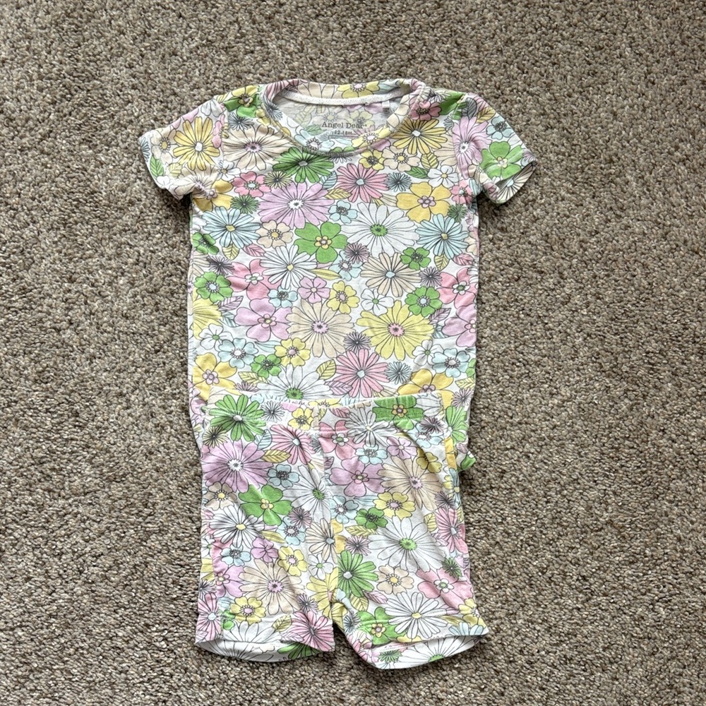 Angel Dear Floral Pajama Set